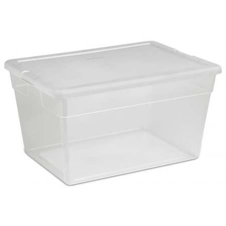 Dwellingdesigns 56 Quart Clear Storage Box   - Pack of 8 DW83743